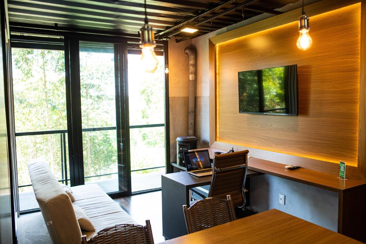 Casa Container Figo Em Meio A Natureza Na Serra Gaucha ฟลอเรส ดา กุนญา ภายนอก รูปภาพ